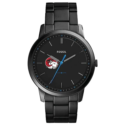 Fossil Winston-Salem State Rams The Minimalist Slim Stainless Steel Watch