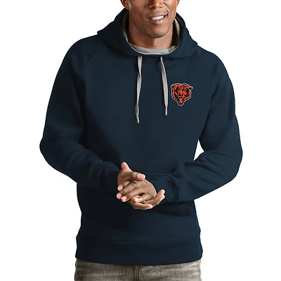 Men's Antigua Navy Chicago Bears Logo Victory Pullover Hoodie