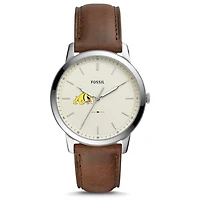 Fossil Bowie State Bulldogs The Minimalist Leather Watch