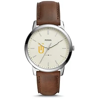 Fossil Tuskegee Golden Tigers The Minimalist Leather Watch