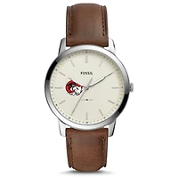 Fossil Winston-Salem State Rams The Minimalist Leather Watch