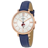 Women's Fossil Winston-Salem State Rams Jacqueline Leather Watch