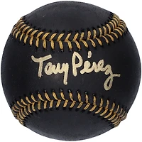 Tony Perez Cincinnati Reds Autographed Rawlings Black Leather Baseball