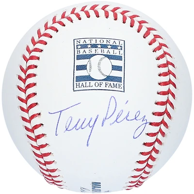 Tony Perez Cincinnati Reds Autographed Hall of Fame Logo Baseball