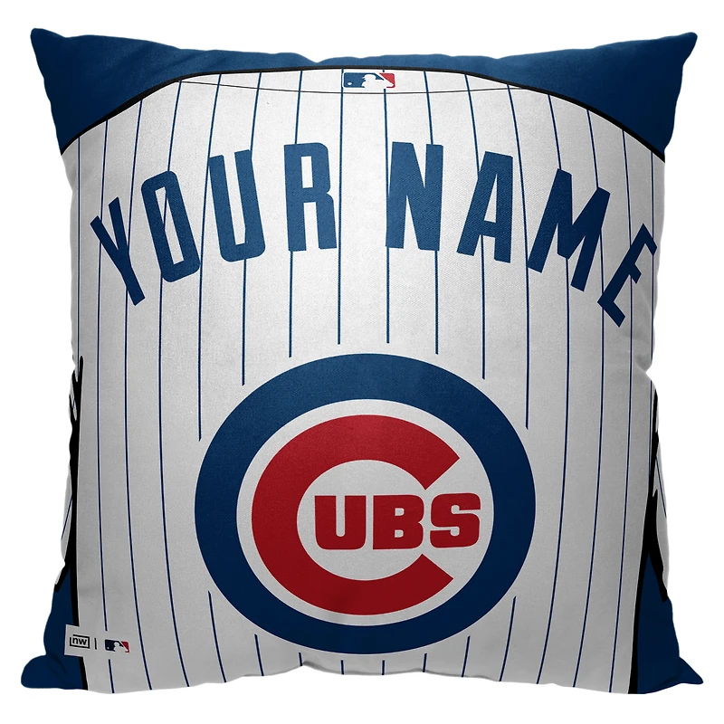 Chicago Cubs 18'' x 18'' Personalized Pillow