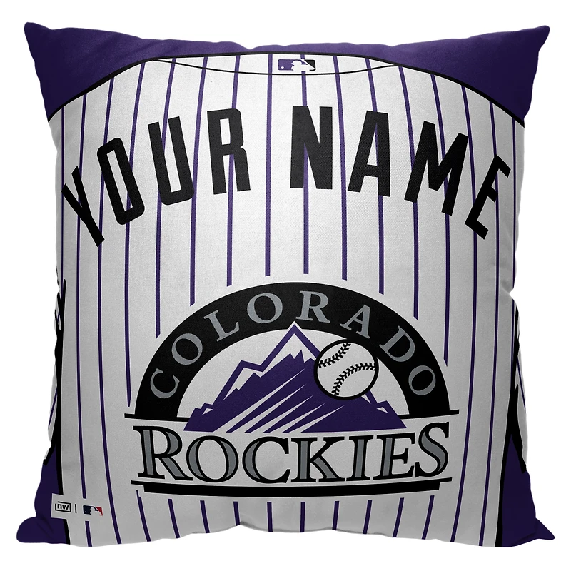 Colorado Rockies 18'' x 18'' Personalized Pillow