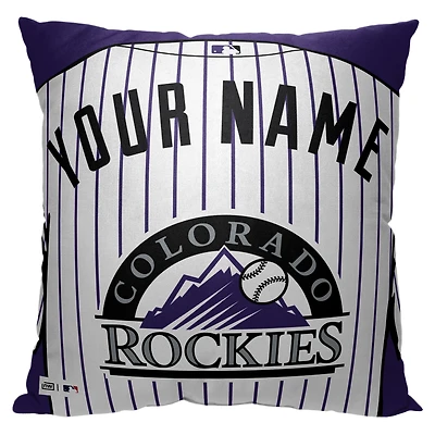 Colorado Rockies 18'' x 18'' Personalized Pillow