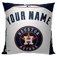 Houston Astros 18'' x 18'' Personalized Pillow