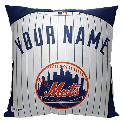 New York Mets 18'' x 18'' Personalized Pillow