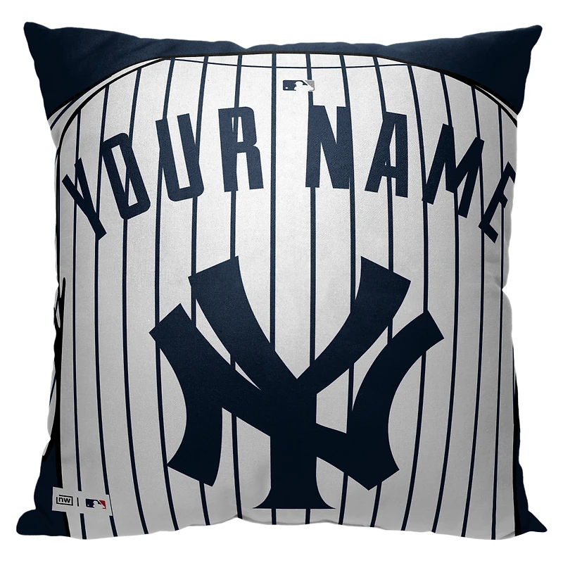 New York Yankees 18'' x 18'' Personalized Pillow