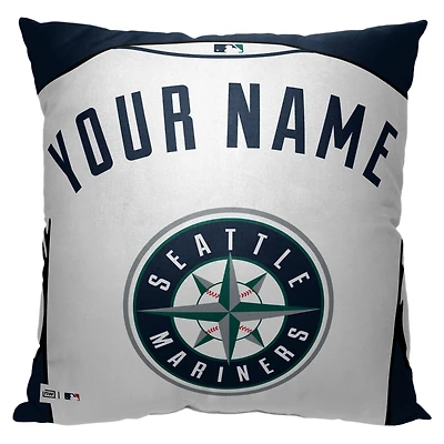 Seattle Mariners 18'' x 18'' Personalized Pillow