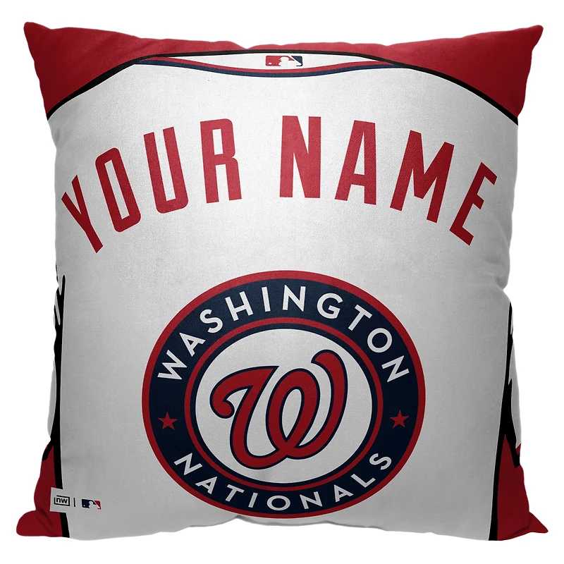 Washington Nationals 18'' x 18'' Personalized Pillow