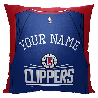 LA Clippers 18'' x 18'' Personalized Pillow