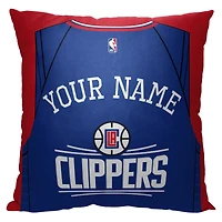 LA Clippers 18'' x 18'' Personalized Pillow