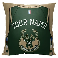 Milwaukee Bucks 18'' x 18'' Personalized Pillow