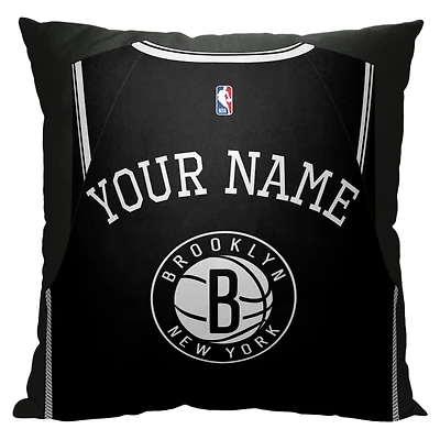 Brooklyn Nets 18'' x 18'' Personalized Pillow