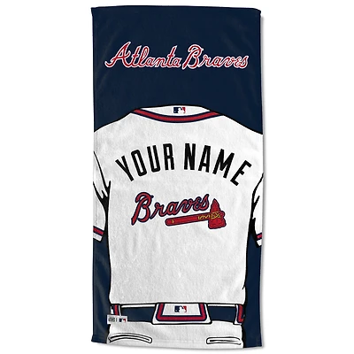 Atlanta Braves 30'' x 60'' Personalized Beach Towel