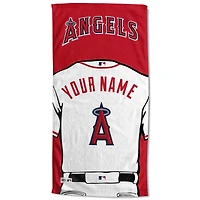 Los Angeles Angels 30'' x 60'' Personalized Beach Towel