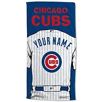 Chicago Cubs 30'' x 60'' Personalized Beach Towel