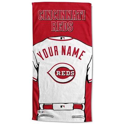 Cincinnati Reds 30'' x 60'' Personalized Beach Towel