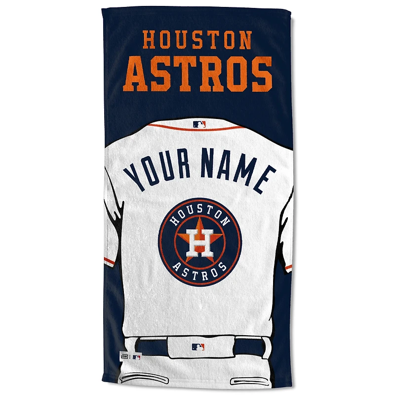 Houston Astros 30'' x 60'' Personalized Beach Towel