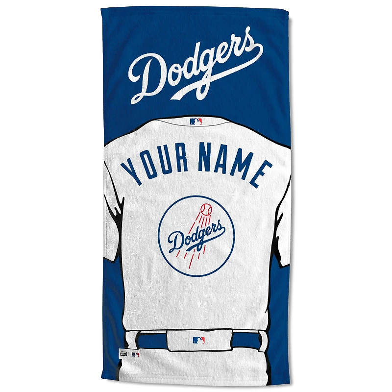 Los Angeles Dodgers 30'' x 60'' Personalized Beach Towel