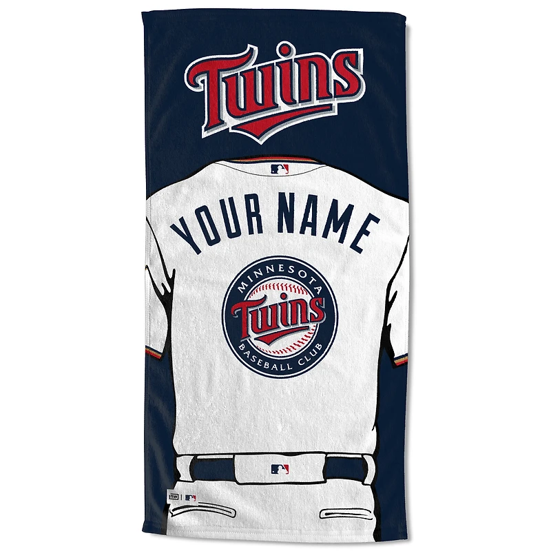 Minnesota Twins 30'' x 60'' Personalized Beach Towel