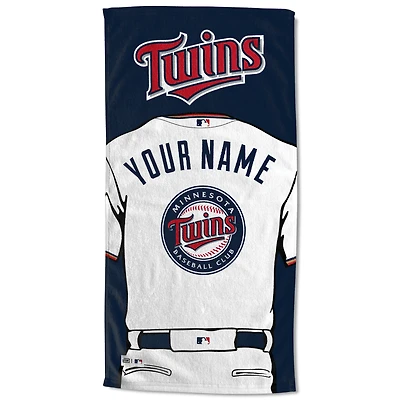 Minnesota Twins 30'' x 60'' Personalized Beach Towel