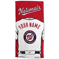 Washington Nationals 30'' x 60'' Personalized Beach Towel