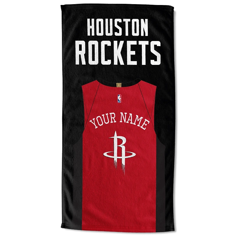 Houston Rockets 30'' x 60'' Personalized Beach Towel