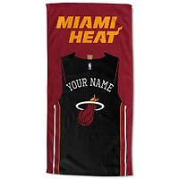 Miami Heat 30'' x 60'' Personalized Beach Towel