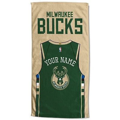 Milwaukee Bucks 30'' x 60'' Personalized Beach Towel