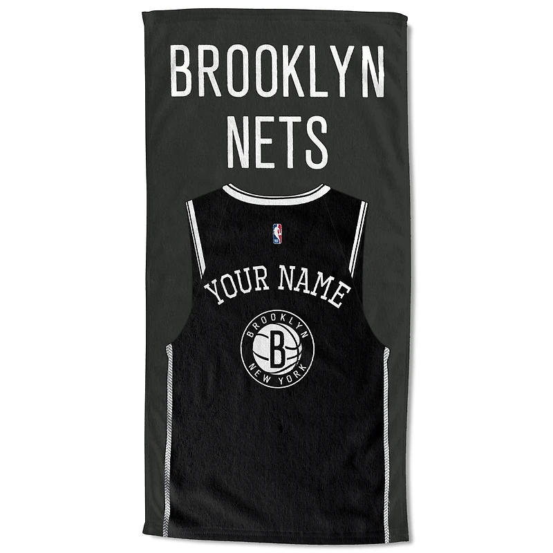 Brooklyn Nets 30'' x 60'' Personalized Beach Towel