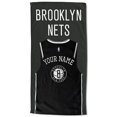 Brooklyn Nets 30'' x 60'' Personalized Beach Towel