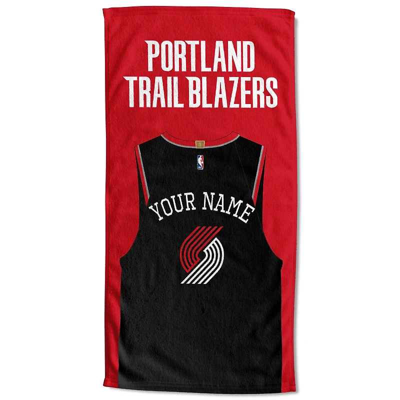 Portland Trail Blazers 30'' x 60'' Personalized Beach Towel