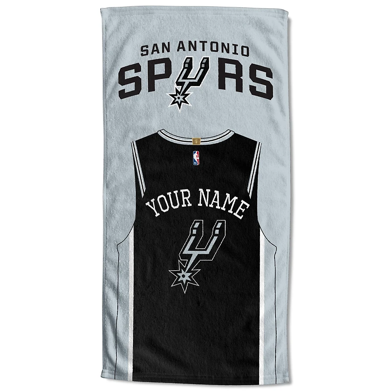 San Antonio Spurs 30'' x 60'' Personalized Beach Towel