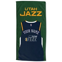 Utah Jazz 30'' x 60'' Personalized Beach Towel