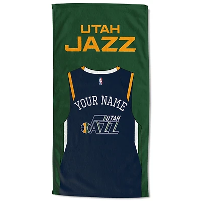 Utah Jazz 30'' x 60'' Personalized Beach Towel
