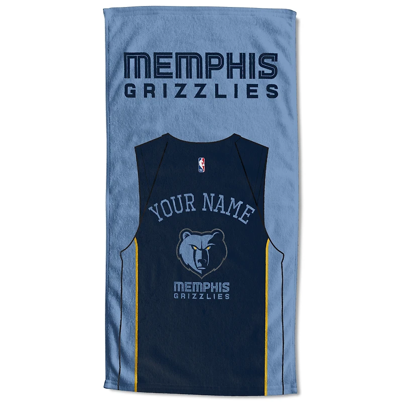 Memphis Grizzlies 30'' x 60'' Personalized Beach Towel