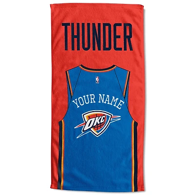 Oklahoma City Thunder 30'' x 60'' Personalized Beach Towel