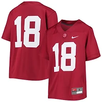 Youth Nike #18 Crimson Alabama Crimson Tide Untouchable Football Team Jersey