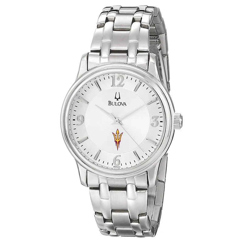 Men's Bulova Silver Arizona State Sun Devils