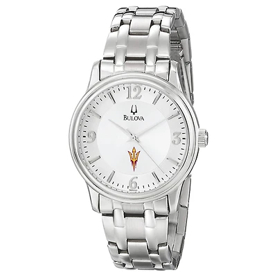 Men's Bulova  Silver Arizona State Sun Devils