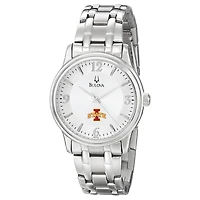 Men's Bulova  Silver Iowa State Cyclones