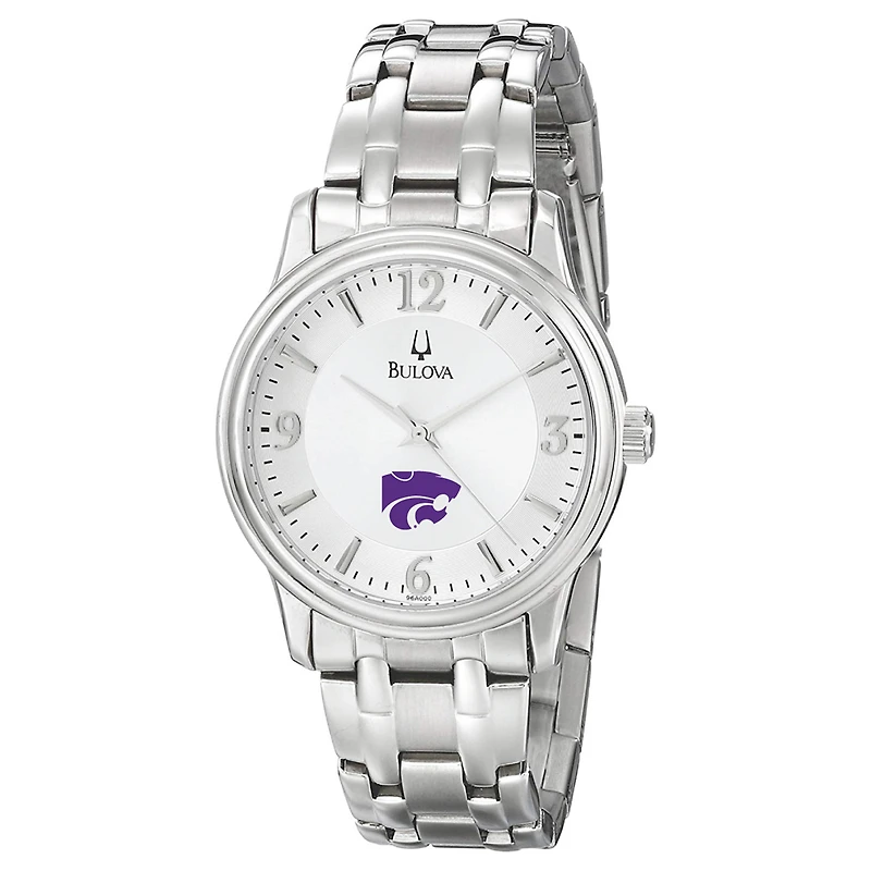 Men's Bulova  Silver Kansas State Wildcats