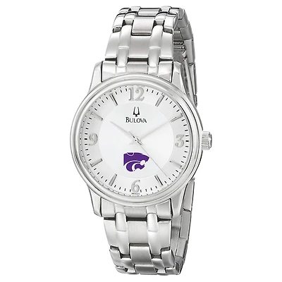 Men's Bulova  Silver Kansas State Wildcats