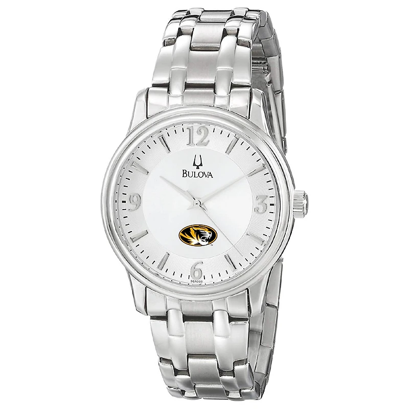 Men's Bulova  Silver Missouri Tigers