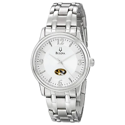 Men's Bulova  Silver Missouri Tigers