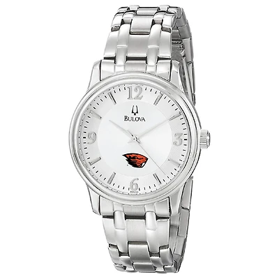 Men's Bulova  Silver Oregon State Beavers