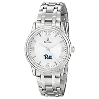 Men's Bulova  Silver Pitt Panthers